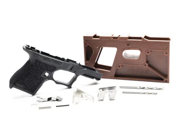 PF9SS Single-Stack 80% Frame Kit for Glock 43, Black — image 2